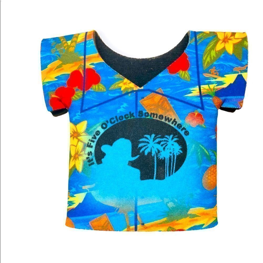 Margaritaville T shirt shaped neoprene koozie